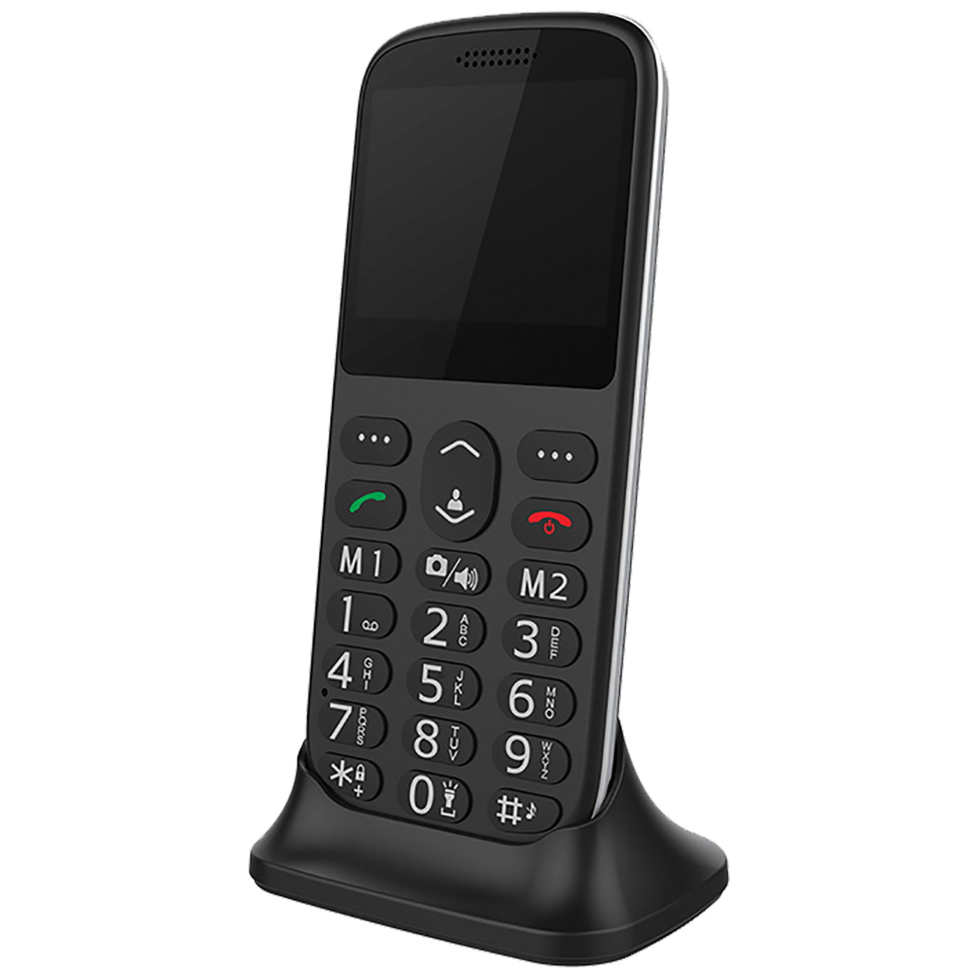 MeanIT Telefon mobilni, 2.31" zaslon, SOS tipka - SENIOR IV Black