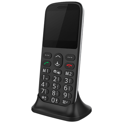 MeanIT Telefon mobilni, 2.31" zaslon, SOS tipka - SENIOR IV Black