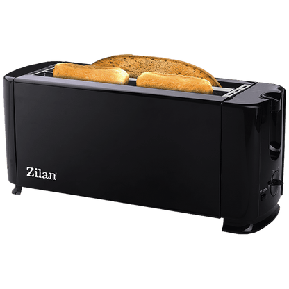 Zilan Toster, 4 šnite kruha, 6 nivoa grijanja, 1000 W, crna - ZLN2706