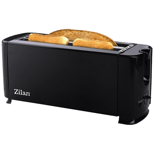 Zilan Toster, 4 šnite kruha, 6 nivoa grijanja, 1000 W, crna - ZLN2706