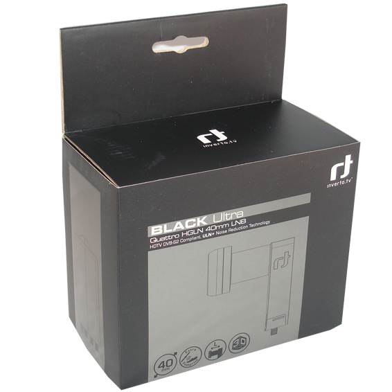 Inverto LNB Quattro, sum: 0.1dB, extra pojačanje, dugi vrat - IDLB-QUTL40-ULTRA-OPP