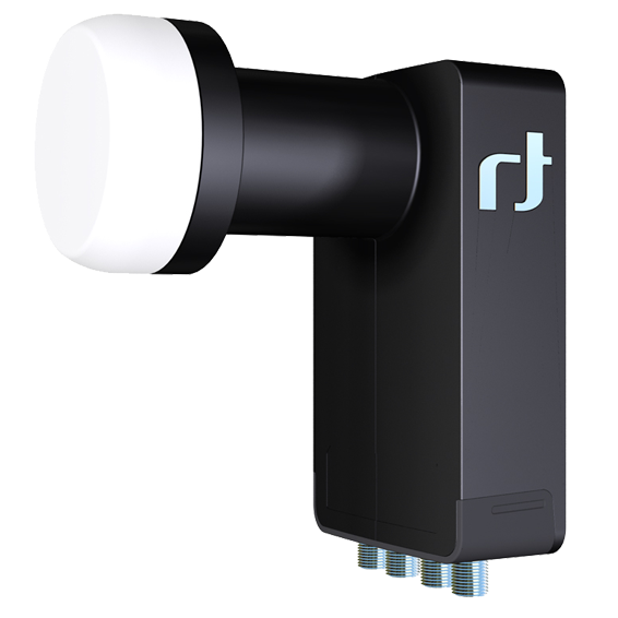 Inverto LNB Quattro, sum: 0.1dB, extra pojačanje, dugi vrat - IDLB-QUTL40-ULTRA-OPP