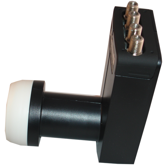 Inverto LNB Quattro, sum: 0.1dB, extra pojačanje, dugi vrat - IDLB-QUTL40-ULTRA-OPP