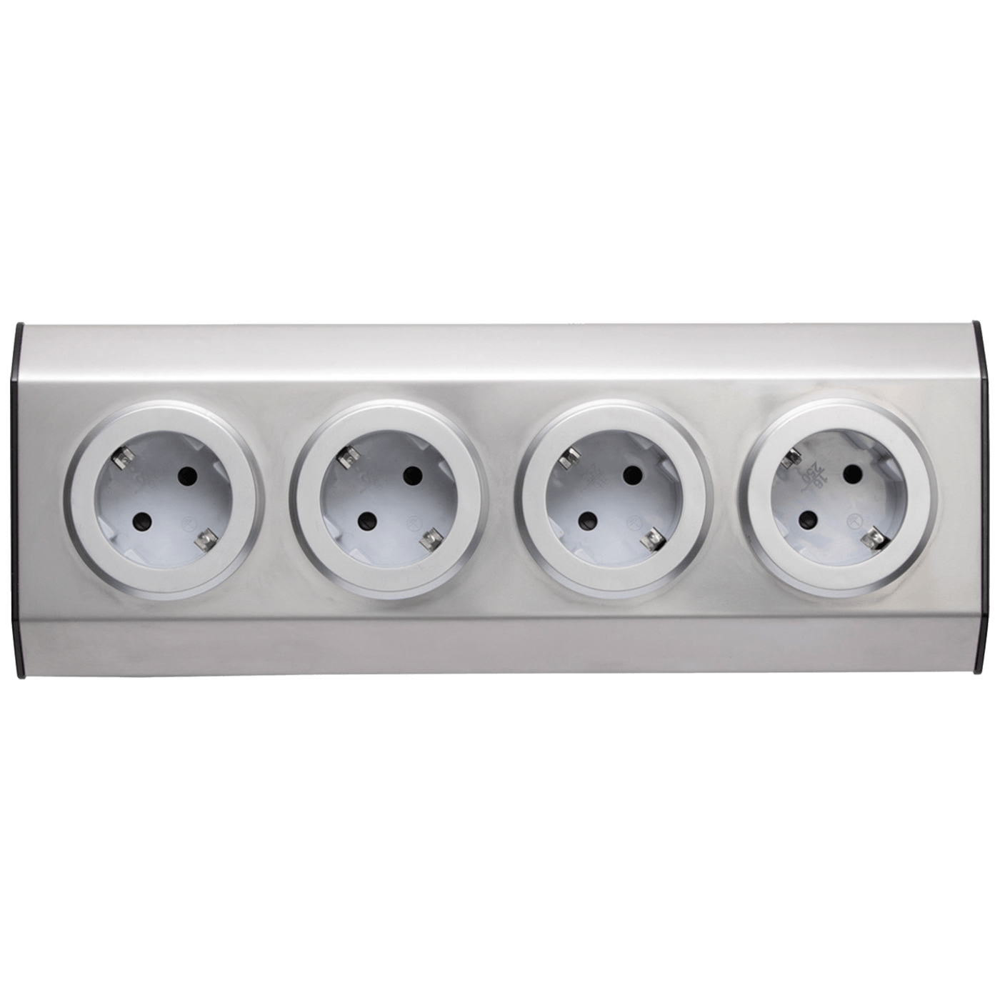 home Strujni razdjeljnik sa 4 utičnice, INOX - KNV 04