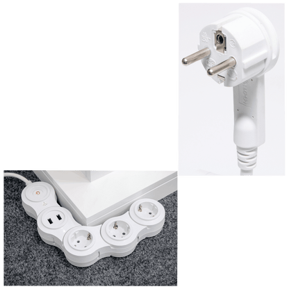home Produžni kabl,SMART,podesivi,3 utičnice,1.5mm²,USB,WiFi - NVH 03K/WIFI
