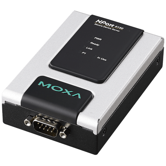 Moxa Terminal server, RS-232/422/485, RJ-45 Ethernet - JAB MOXA NPort 6150