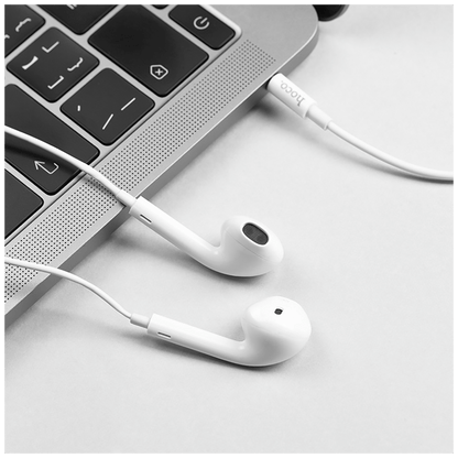 hoco. Slušalice sa mikrofonom, 3.5 mm,dužina kabela 1.2 met,bijela - M55 Memory sound White