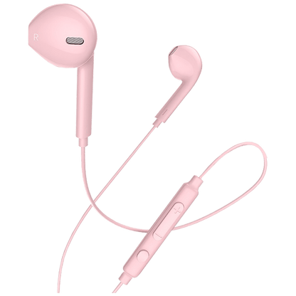 hoco. Slušalice sa mikrofonom, 3.5 mm, dužina kabela 1.2 met, pink - M55 Memory sound Pink