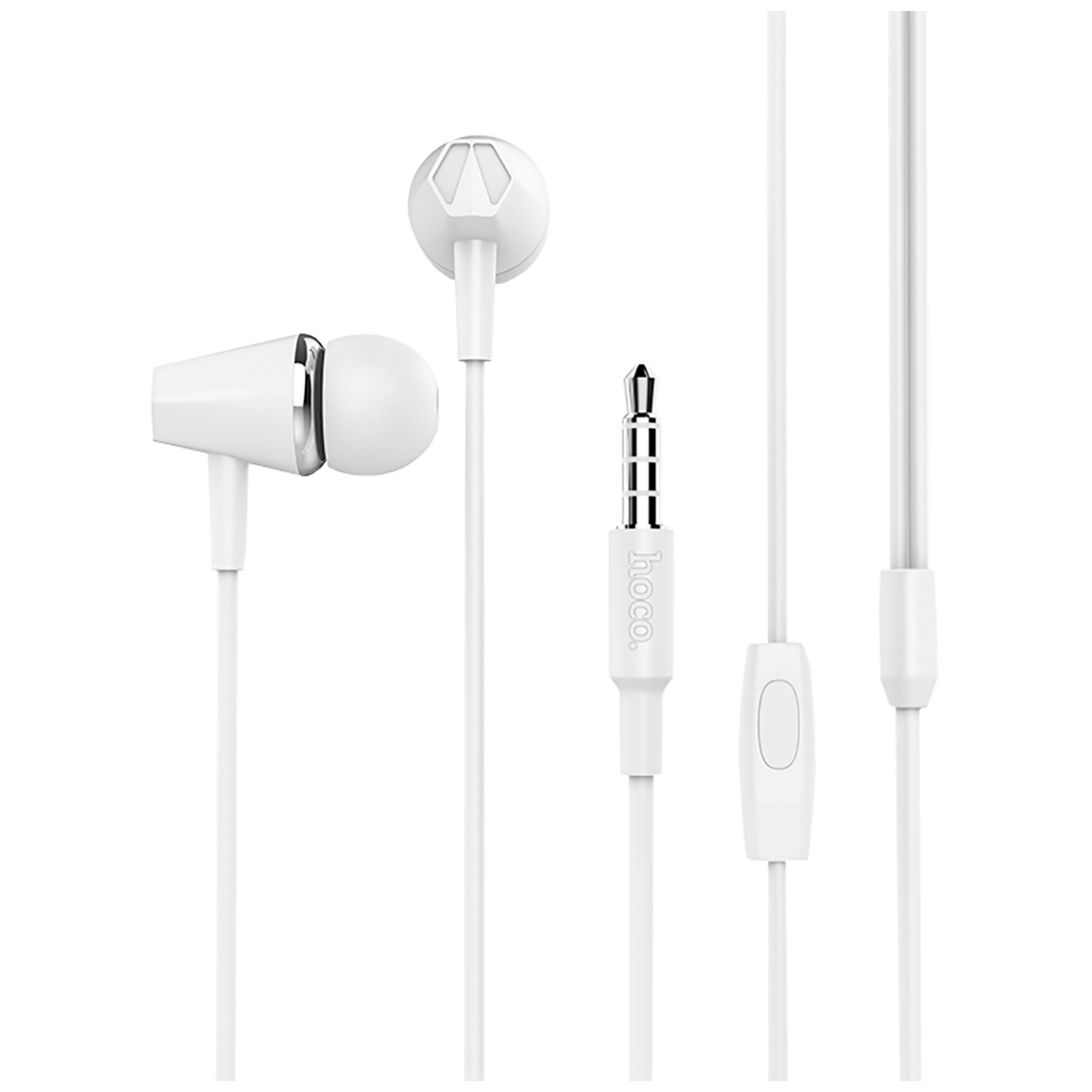 hoco. Slušalice sa mikrofonom, 3.5 mm,dužina kabela 1.2 met,bijela - M34 Honor White