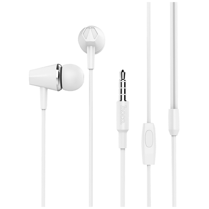 hoco. Slušalice sa mikrofonom, 3.5 mm,dužina kabela 1.2 met,bijela - M34 Honor White