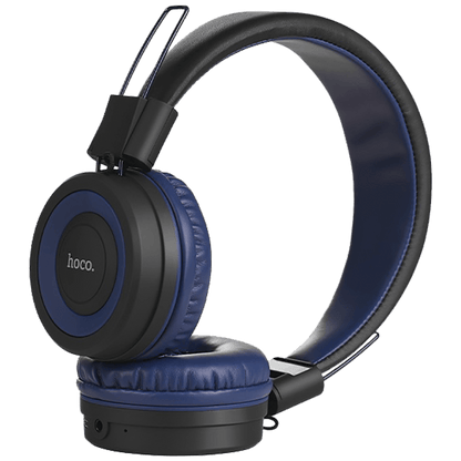 hoco. Slušalice bežične / žične, Bluetooth/ 3.5 mm,  plava - W16 Cool motion Blue