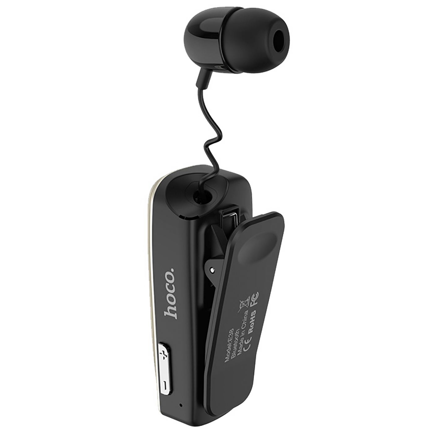 hoco. Slušalica bežična sa mikrofonom, Bluetooth, 90 mAh, 5 h - E38 Business Black