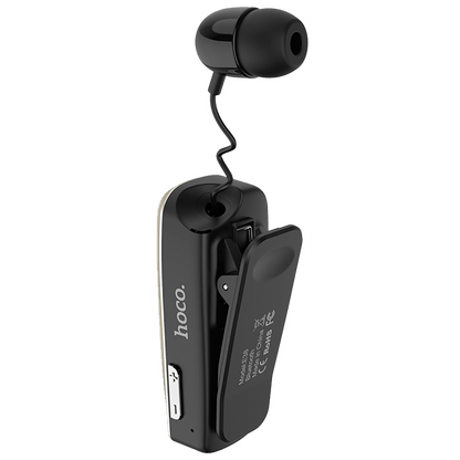 hoco. Slušalica bežična sa mikrofonom, Bluetooth, 90 mAh, 5 h - E38 Business Black