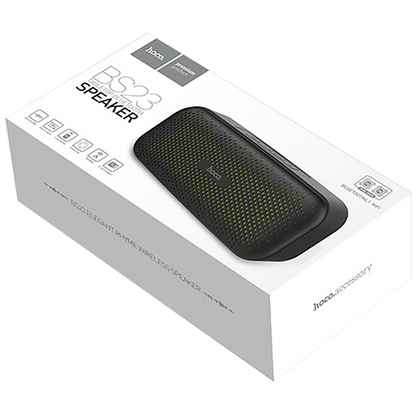 hoco. Zvučnik bežični, Bluetooth, 1200 mAh, 3 h, 5 W, crna - BS23 Elegant rhyme