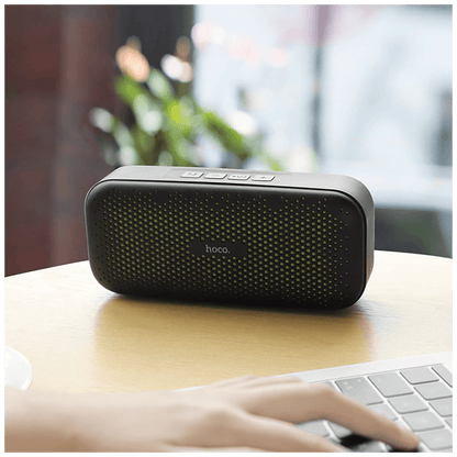 hoco. Zvučnik bežični, Bluetooth, 1200 mAh, 3 h, 5 W, crna - BS23 Elegant rhyme