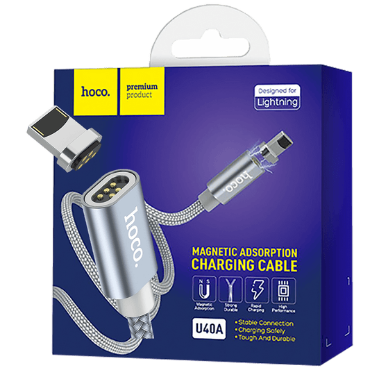 hoco. USB kabl za iPhone, metal magnetic, Lightning, 2.0 A - U40A Magnetic Lightning