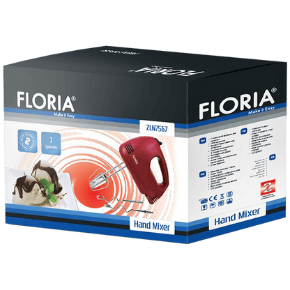 Floria Mikser ručni, 7 brzina, 100 W - ZLN7567