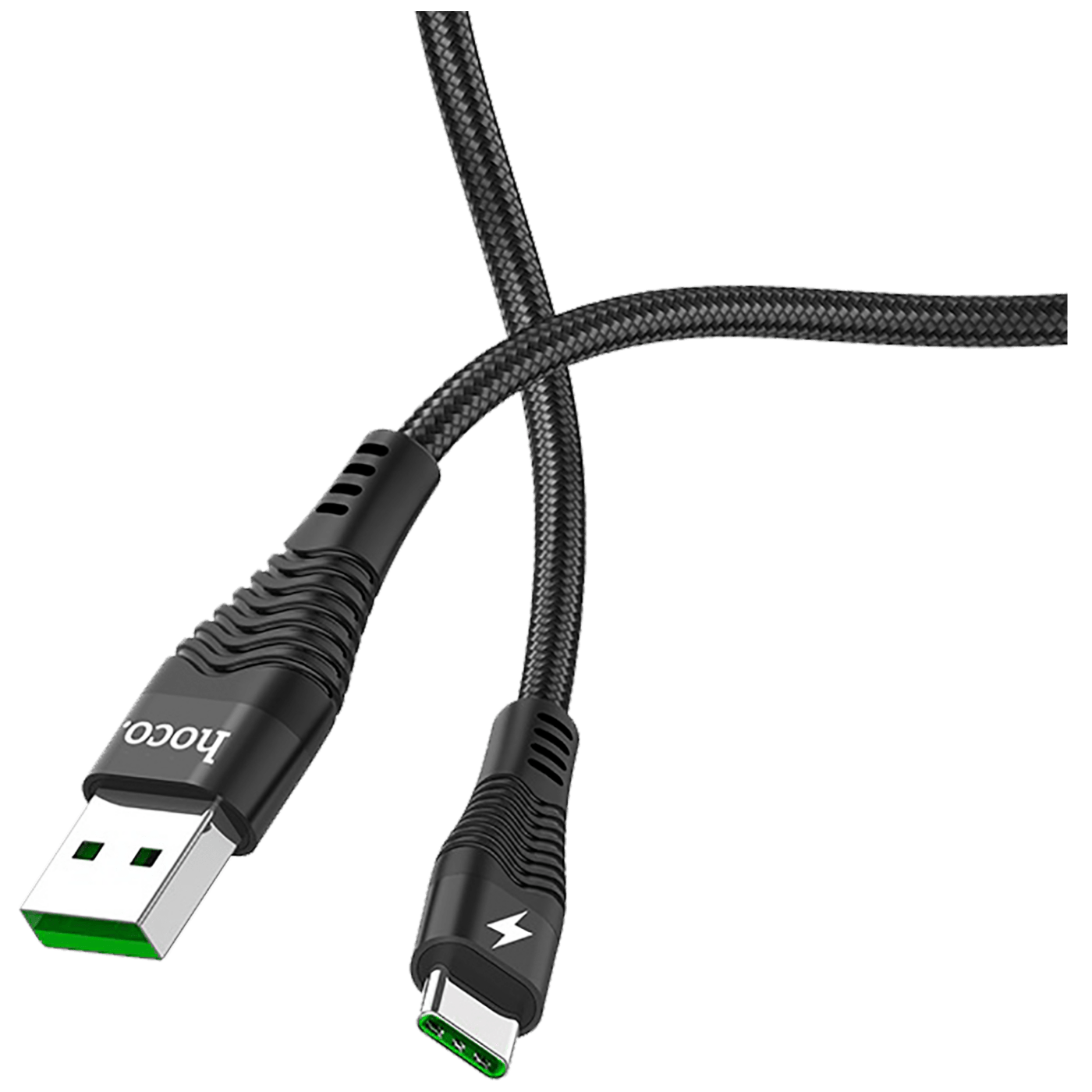 hoco. USB kabl za smartphone, USB type C, 1.2 met., 5 A, crna - U53 5A Flash