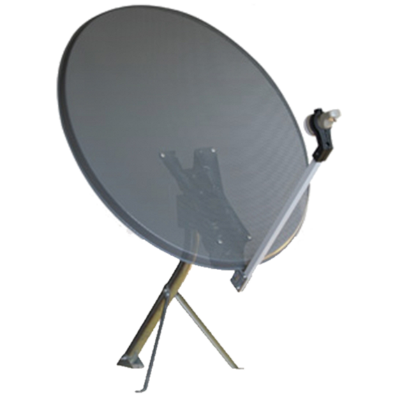 Falcom Sat. Antena 97cm šupljikavi, Triax leđa i pribor, Anthracite - M97A TRX