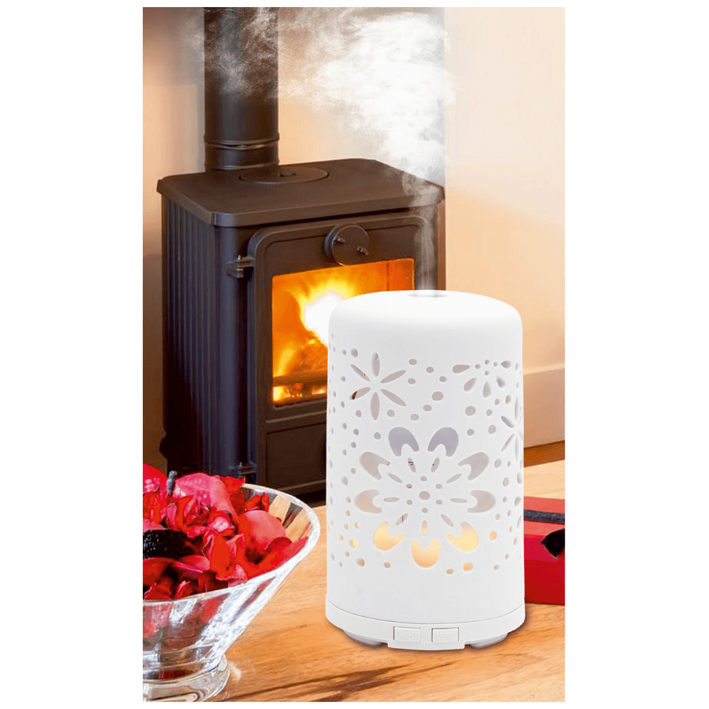 home Ultrazvučni aroma difuzor ovlaživač zraka sa svjetlom 100ml. - AD 15