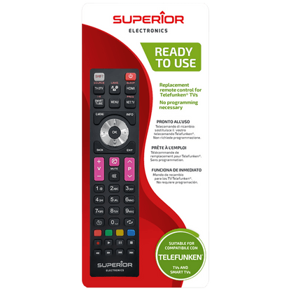 Superior Daljinski upravljač za Telefunken TV prijemnike - RC TELEFUNKEN