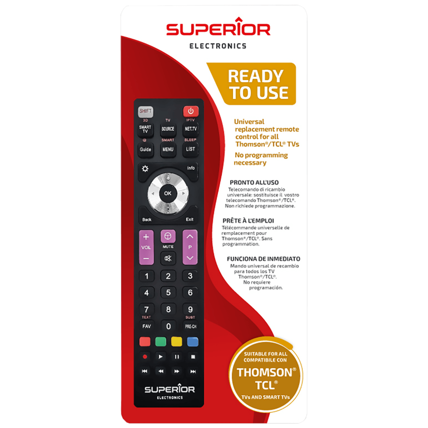 Superior Daljinski upravljač za Thomson i TCL TV prijemnike - RC TCL/THOMSON