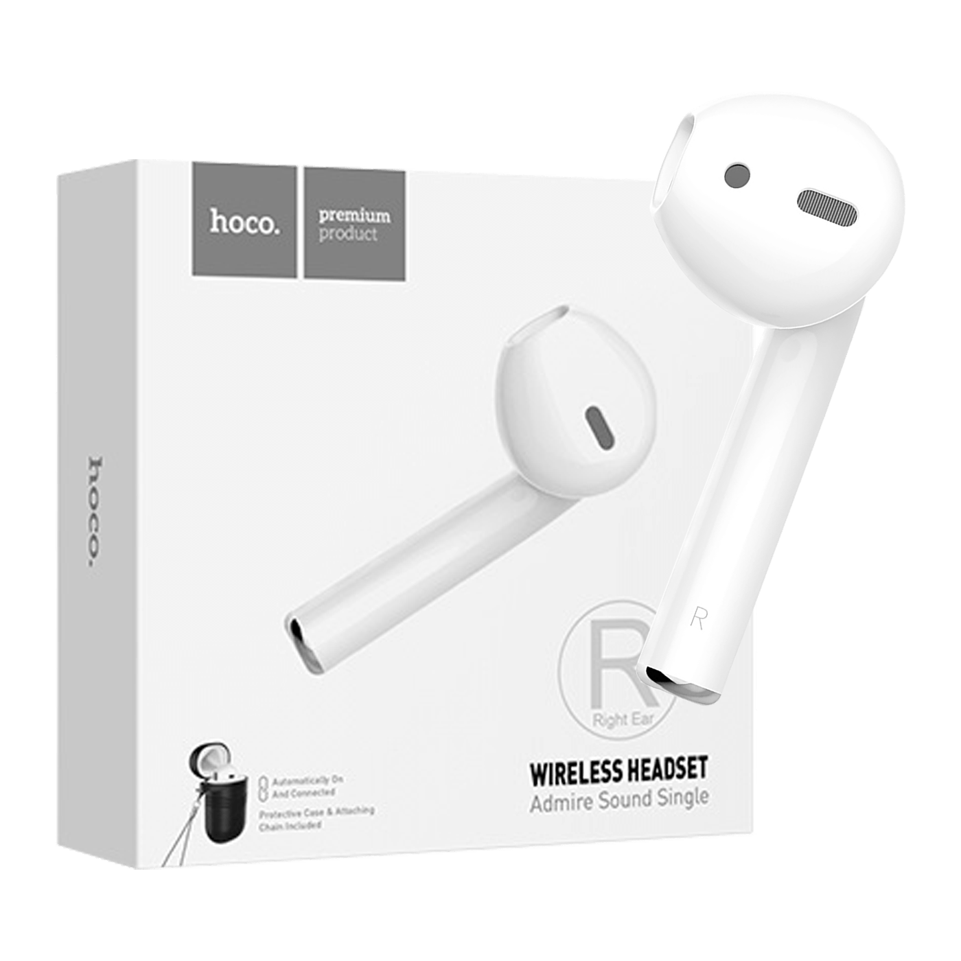 hoco. Slušalica bežična sa mikrofonom, BT v5.0, crna torbica - E39 Admire sound/BK sleeve