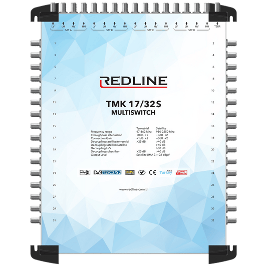REDLINE Multišalter 4 satelita na 32 utičnica - TMK 17/32S