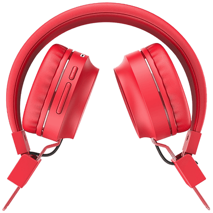 hoco. Slušalice bežične/žične, Bluetooth, 8h rada, mikrofon - W25 Promise Crvene