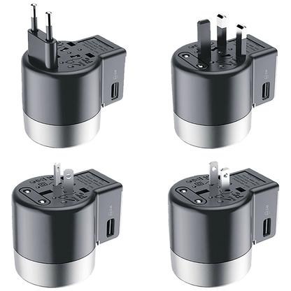 hoco. Punjač Travel, univerzalni, EU/UK/US/AU, 2 x USB,2.5 A - AC4 Dual port rotating charging