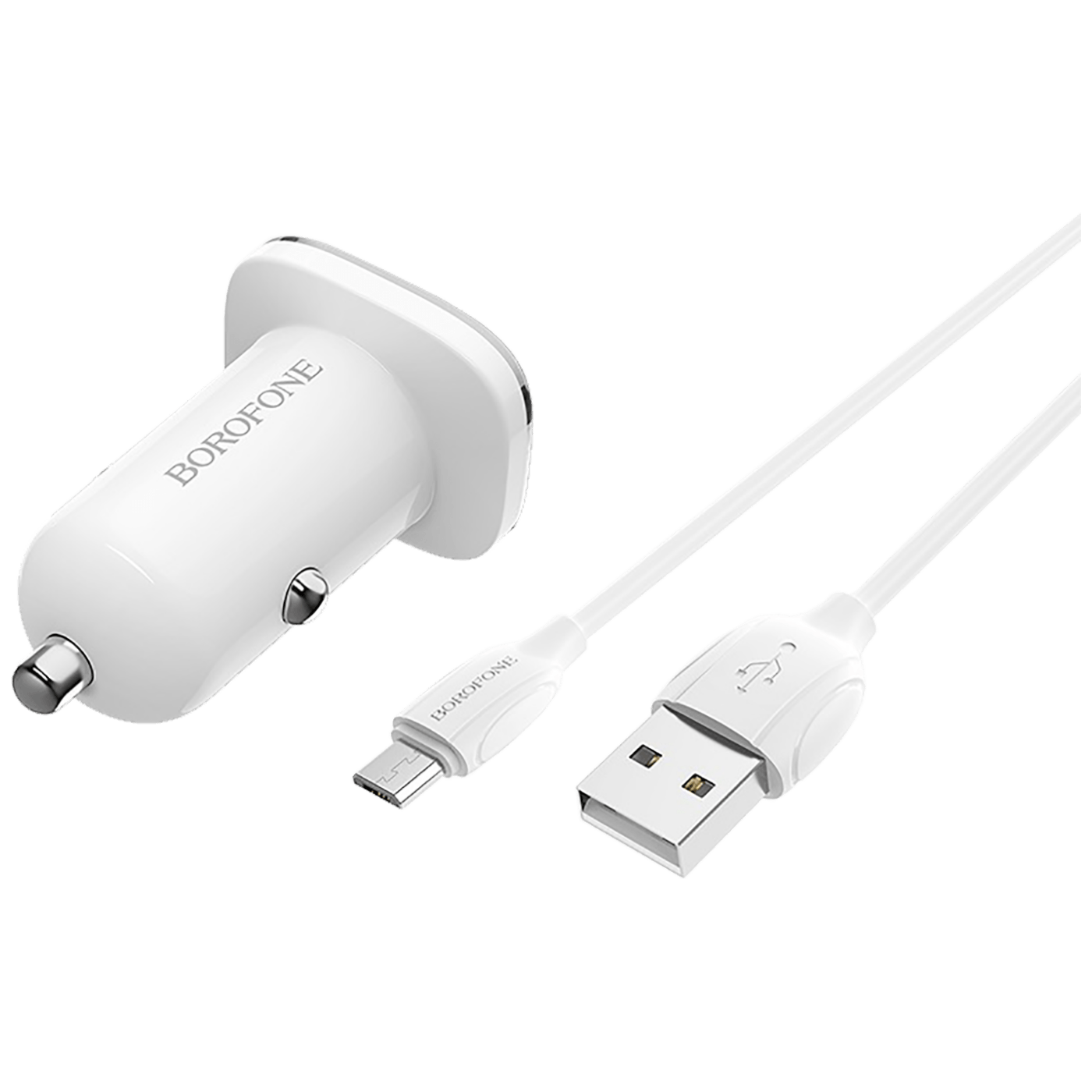 Borofone Auto punjač sa micro USB kabelom, 2 x USB, 5 V/2.4 A - BZ12 Lasting power set