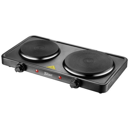 Zilan Električno kuhalo, 2 ploče - 15.5/18.5 cm, 2500 W, crna - ZLN2181 (ZLN2180/BK)