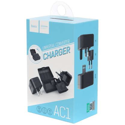 hoco. Punjač kućni, univerzalni, EU/UK/US/AU, 1 x USB, 3 A - AC1 Universal Charger