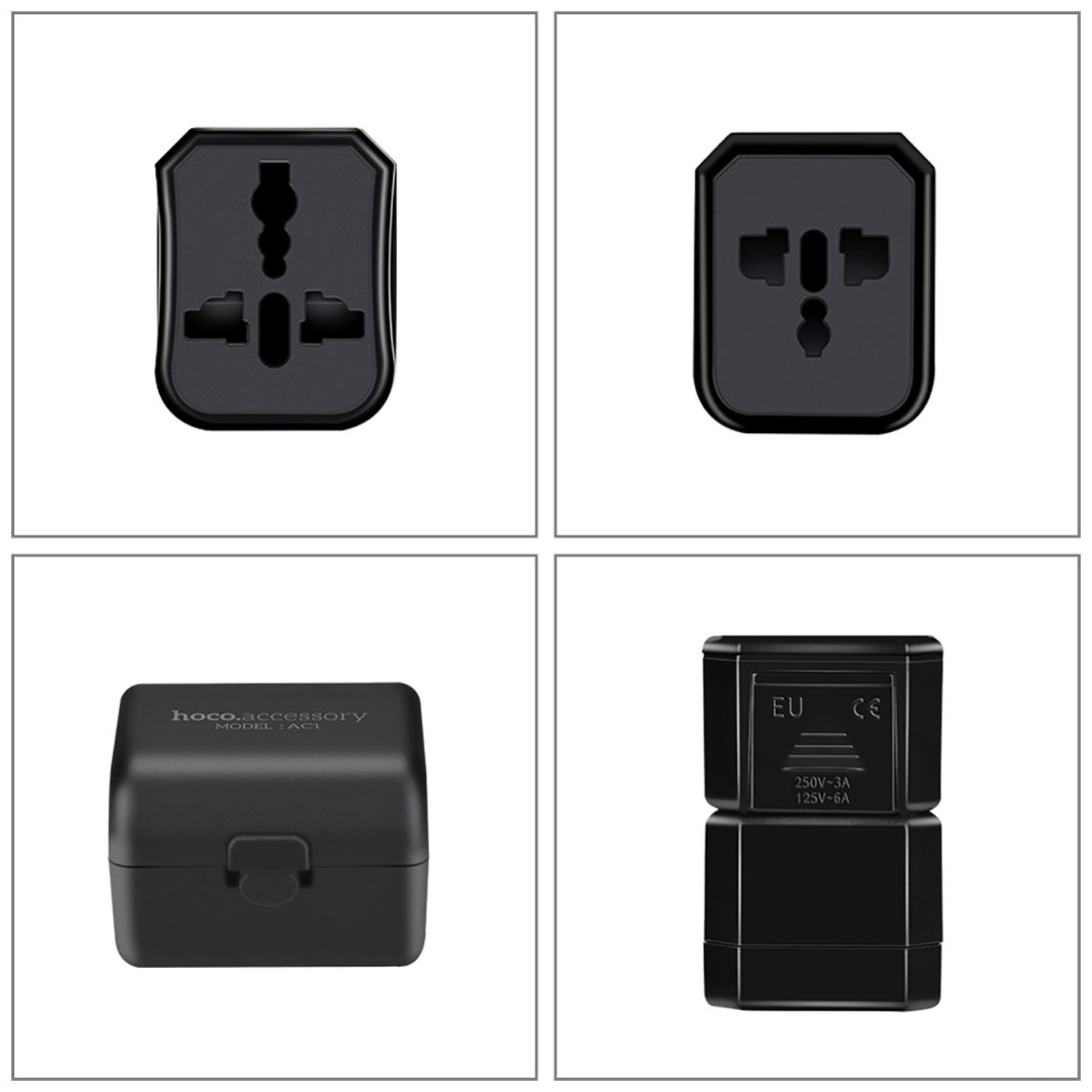 hoco. Punjač kućni, univerzalni, EU/UK/US/AU, 1 x USB, 3 A - AC1 Universal Charger
