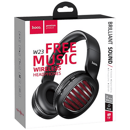 hoco. Slušalice bežične / žične, Bluetooth, mikrofon, 8h rada - W23 Brilliant Black