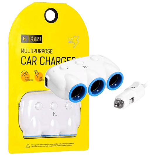 hoco. Auto punjač / razdjeljnik za smartphone, 2 x USB, 5V / 3.1 A - C1