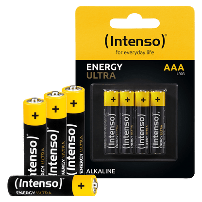 (Intenso) Baterija alkalna, AAA LR03/4, 1,5 V, blister 4 kom