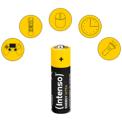 (Intenso) Baterija alkalna, AAA LR03/4, 1,5 V, blister 4 kom