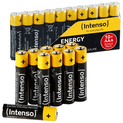 (Intenso) Baterija alkalna, AAA LR03/10, 1,5 V, blister 10 kom