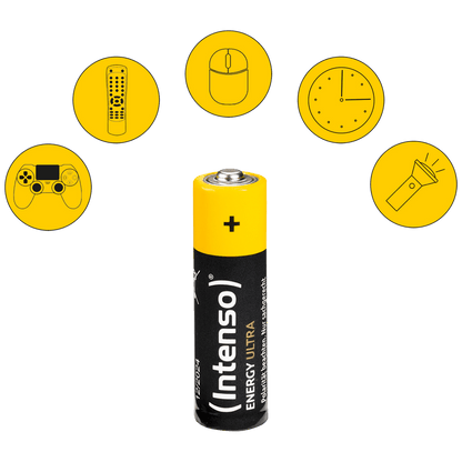 (Intenso) Baterija alkalna, AA LR6/4, 1,5 V, blister 4 kom
