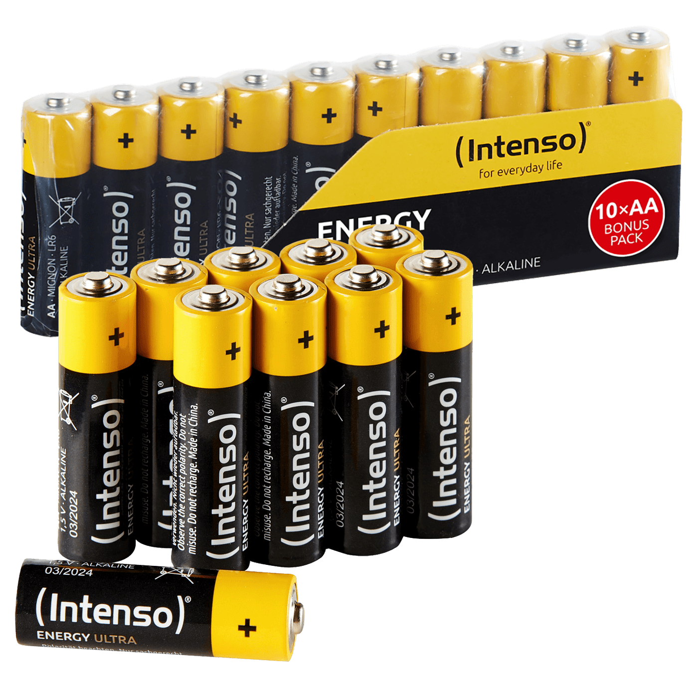 (Intenso) Baterija alkalna, AA LR6/10, 1,5 V, blister 10 kom