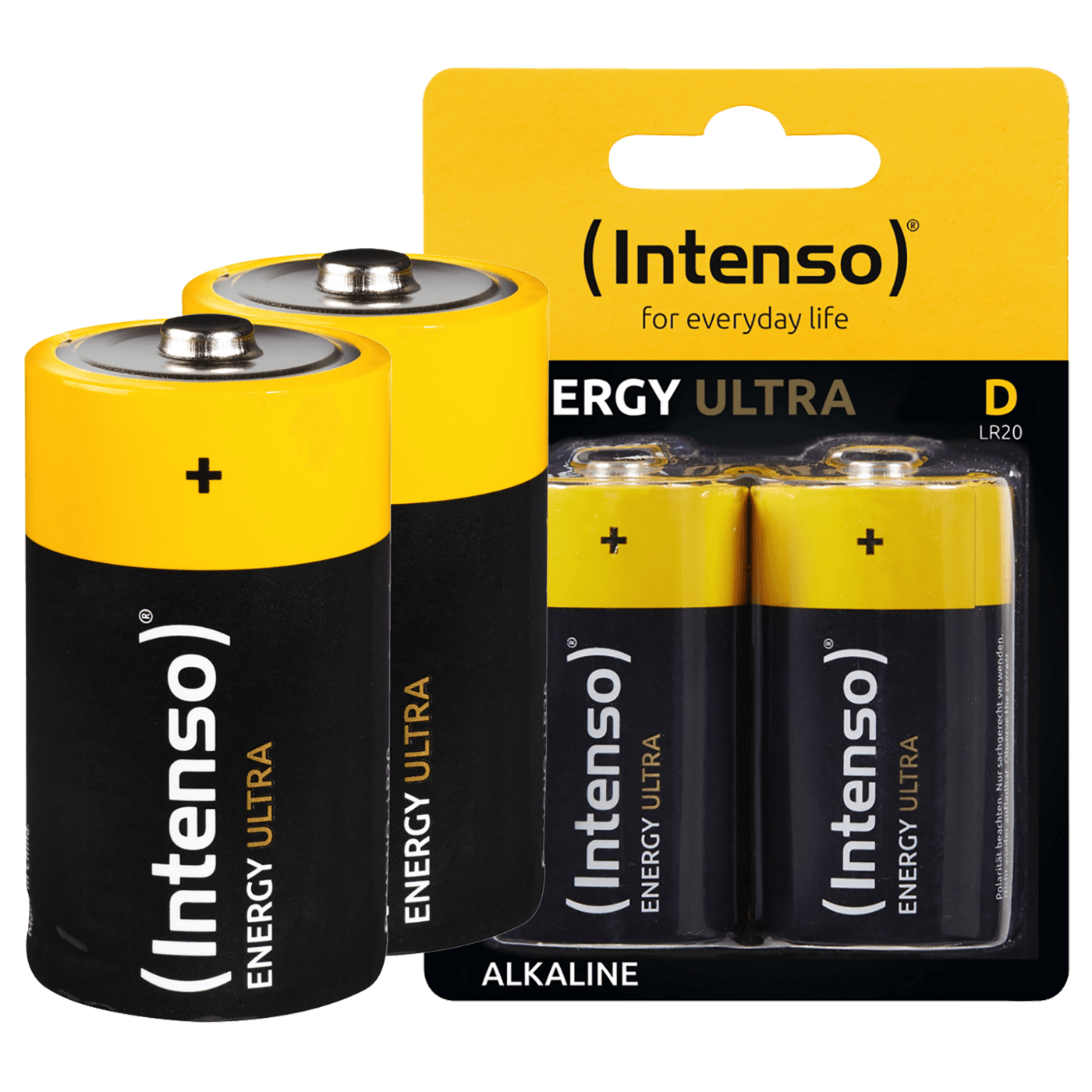 (Intenso) Baterija alkalna, LR20 / D, 1,5 V, blister 2 kom