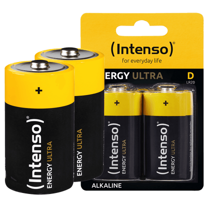 (Intenso) Baterija alkalna, LR20 / D, 1,5 V, blister 2 kom
