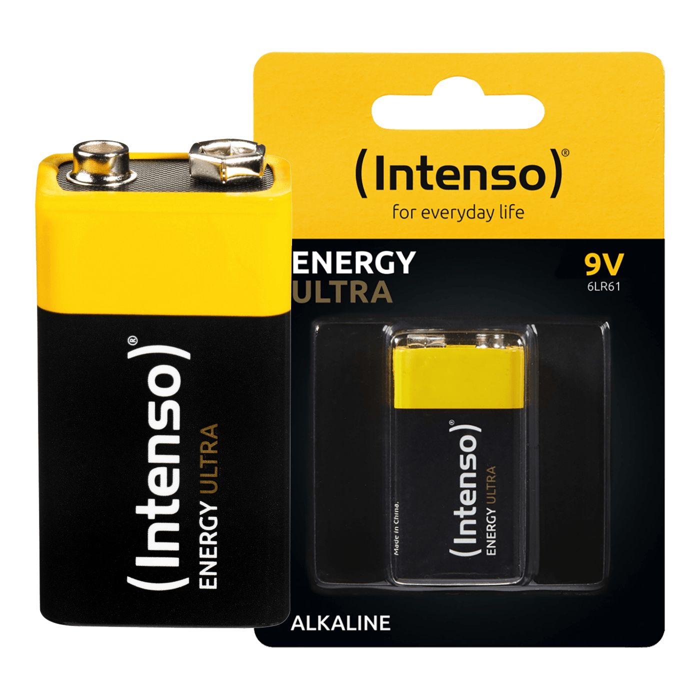 (Intenso) Baterija alkalna, 6LR61, 9 V, blister 1 komad - 6LR61 / 9V