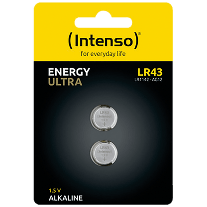 (Intenso) Baterija alkalna LR43/2, 1,5 V dugmasta, blister 2 kom