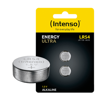 (Intenso) Baterija alkalna LR54/2, 1,5V dugmasta, blister 2 kom
