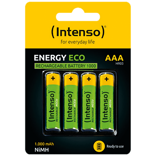 (Intenso) Baterija punjiva AAA / HR03, 1000 mAh, blister 4 kom - AAA / HR03/1000