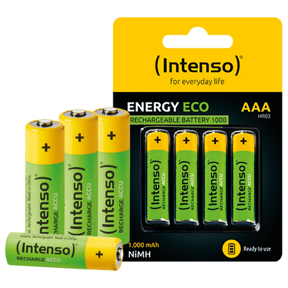 (Intenso) Baterija punjiva AAA / HR03, 1000 mAh, blister 4 kom - AAA / HR03/1000