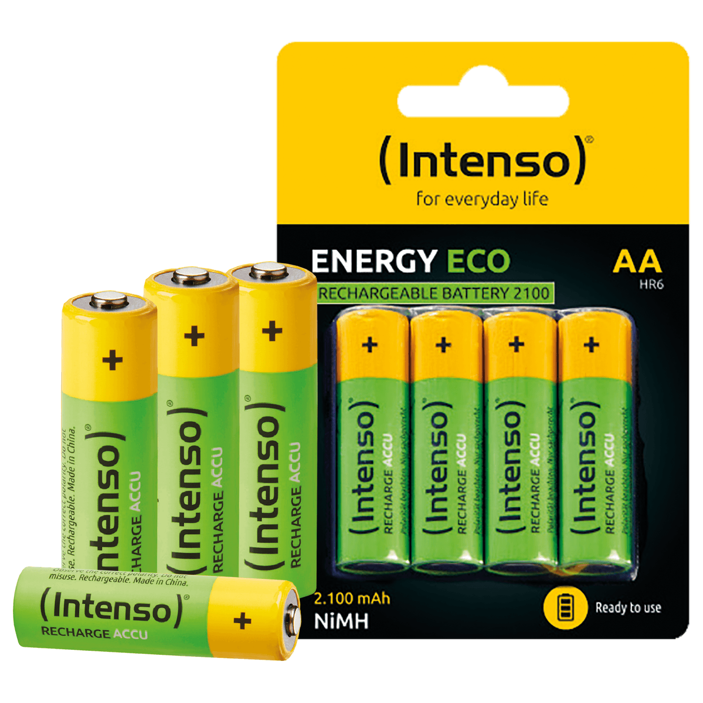 (Intenso) Baterija punjiva AA / HR6, 2100 mAh, blister 4 komada - AA / HR6/2100