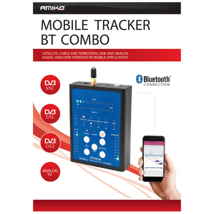 Amiko Instrument mjerni, DVB-S2/T2/C, Bluetooth - Mobile Tracker BT Combo